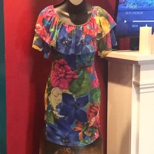 Beautiful summer flower dress